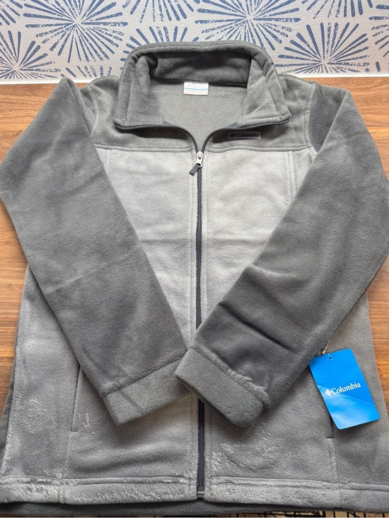 Columbia Other - Columbia Kids Gray Full-Zip Fleece Jacket - Two-Tone Gray